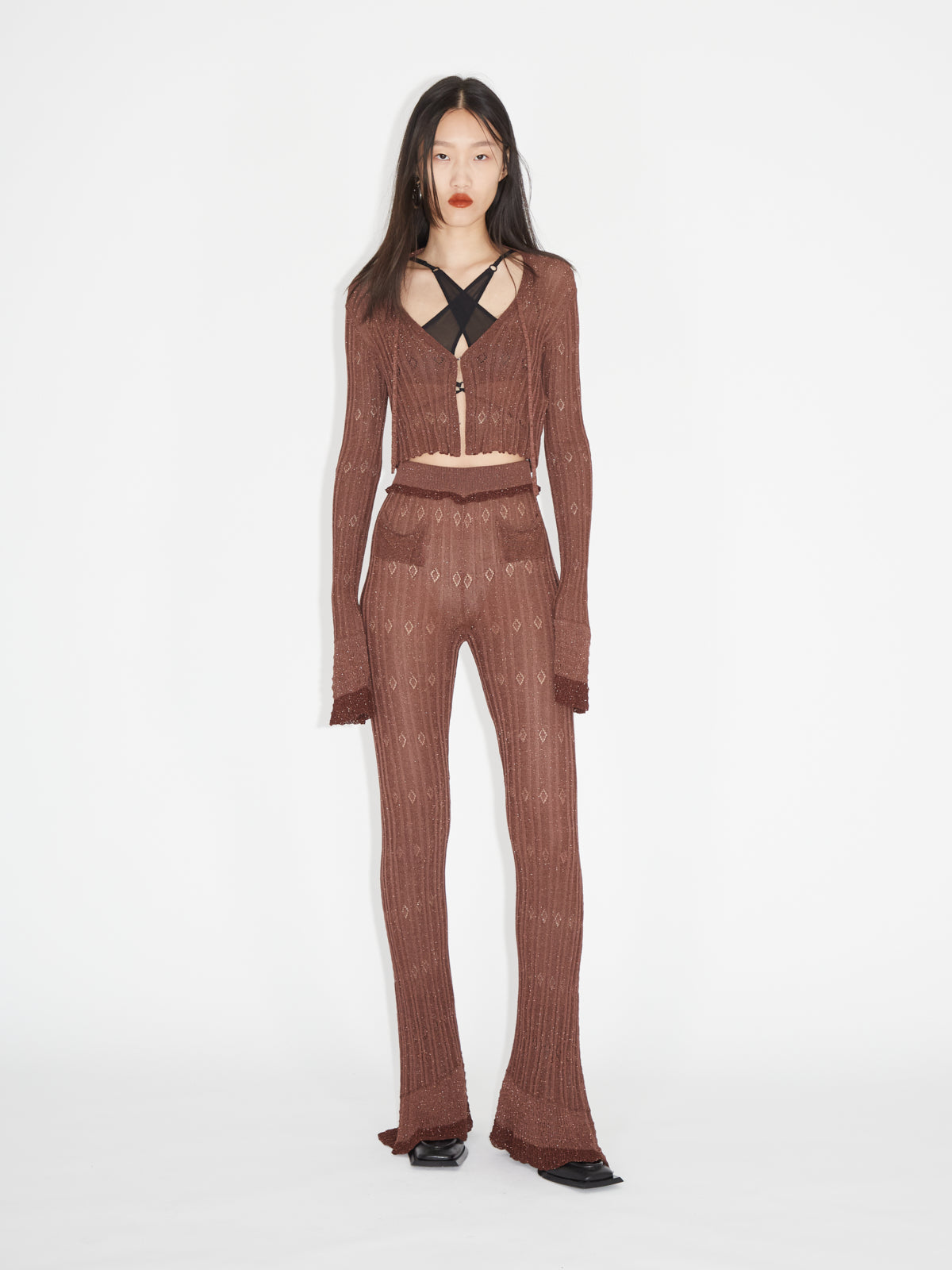 Nexx Trousers Dark Glitter