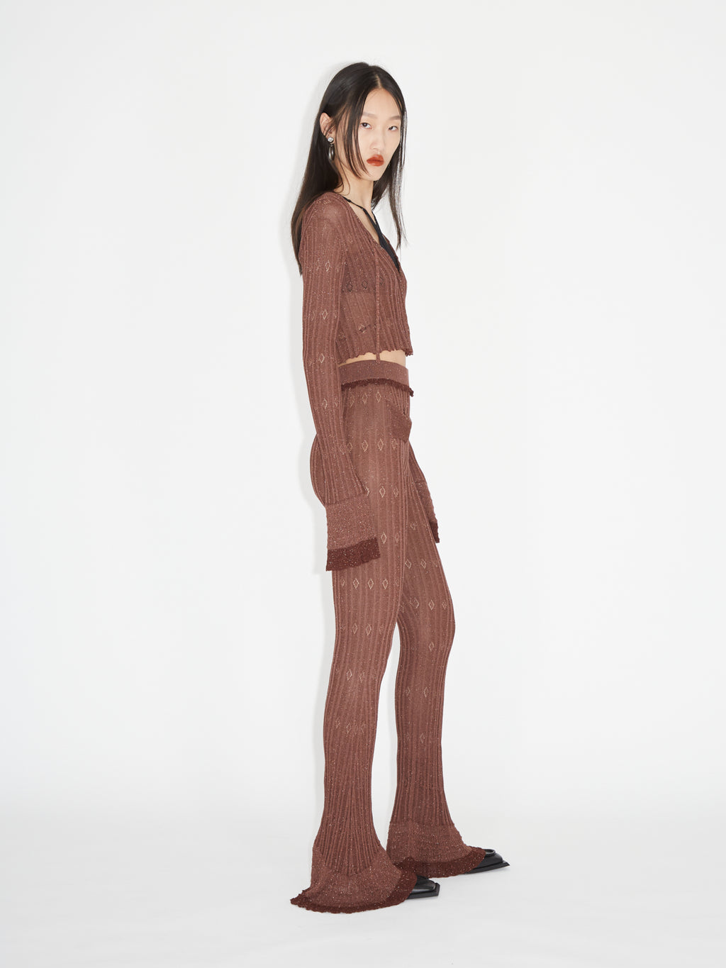 Nexx Trousers Dark Glitter