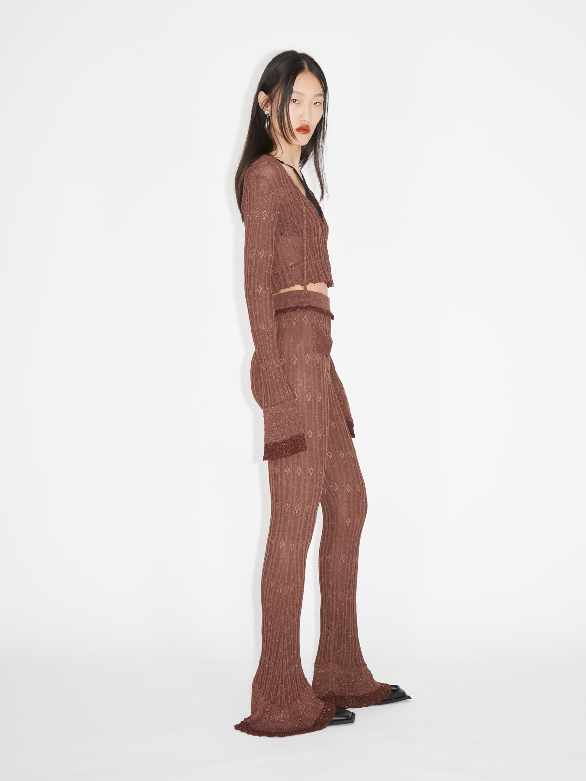 Nexx Trousers Dark Glitter