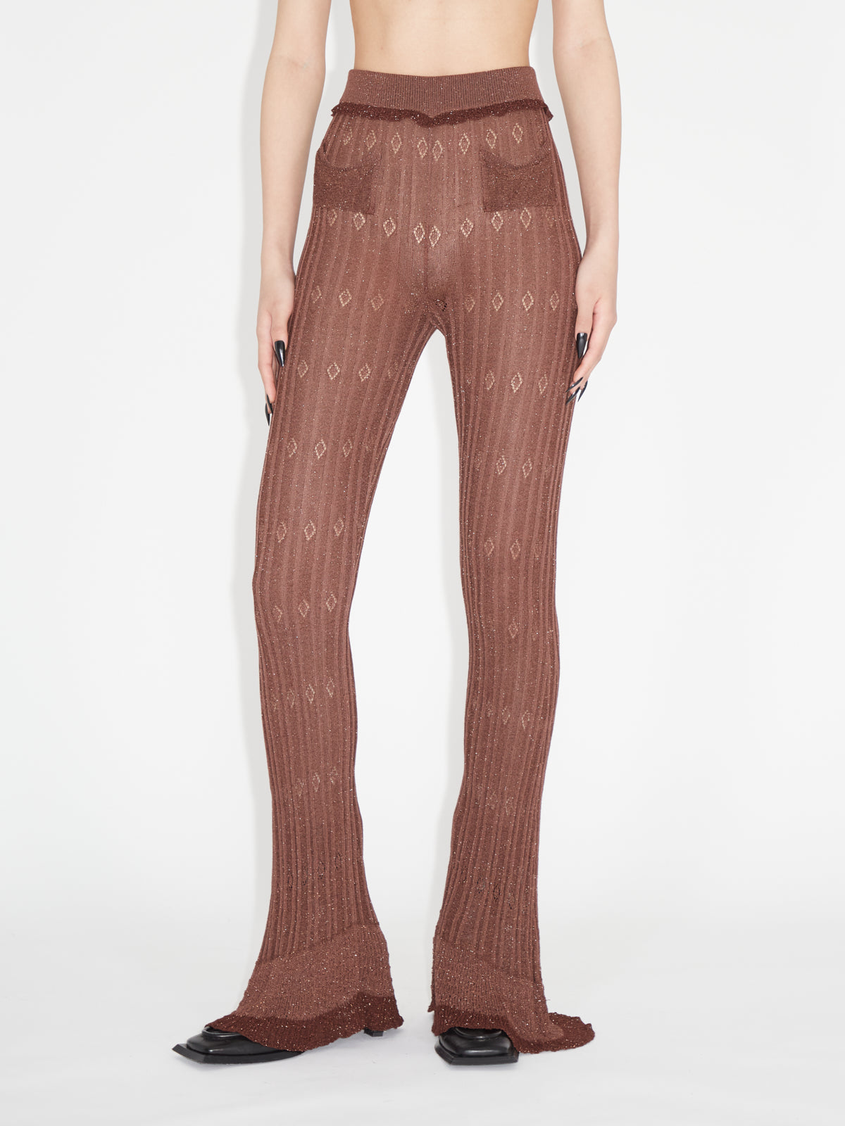 Nexx Trousers Dark Glitter