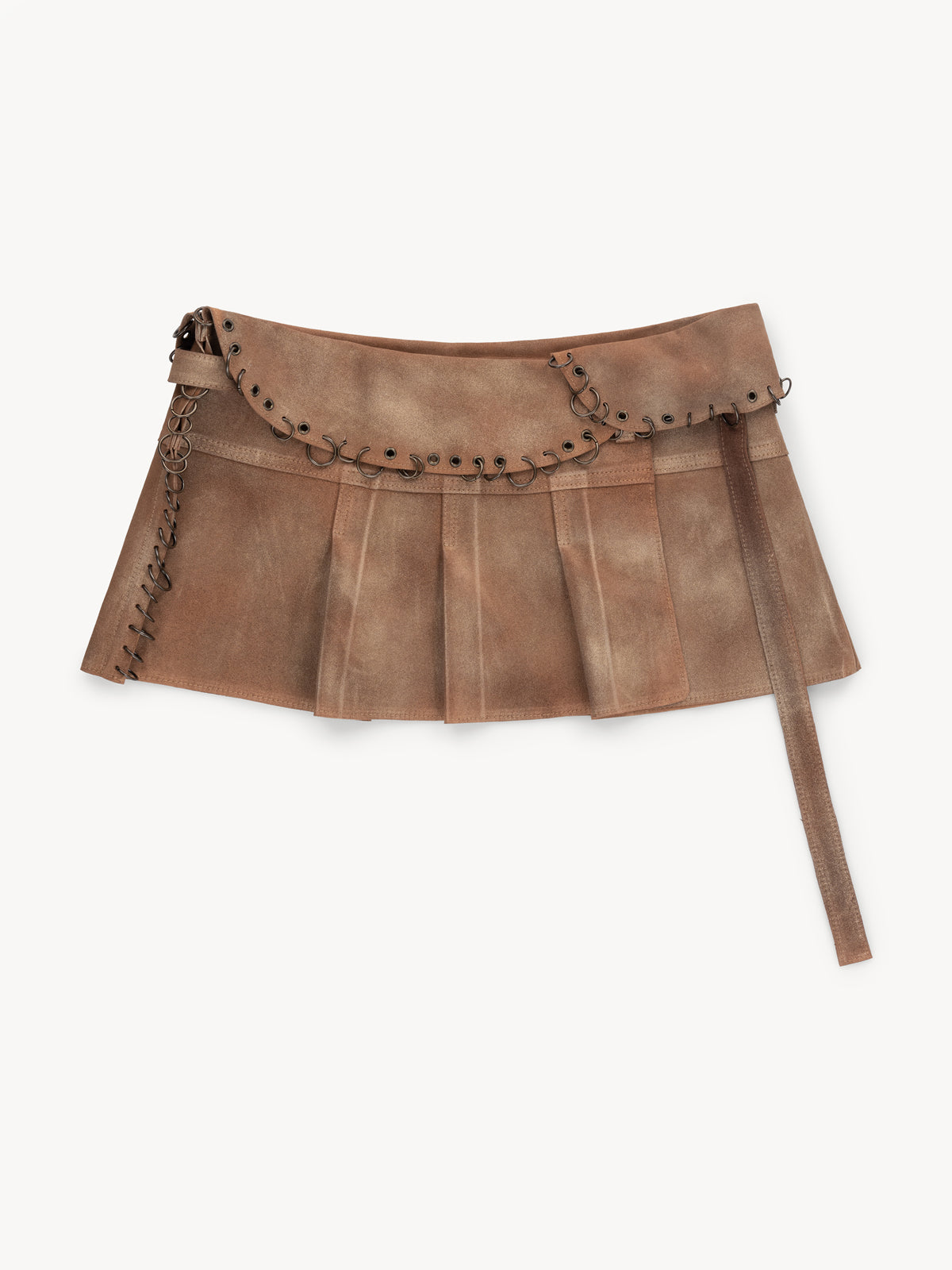 Helix Skirt Brown Bronze