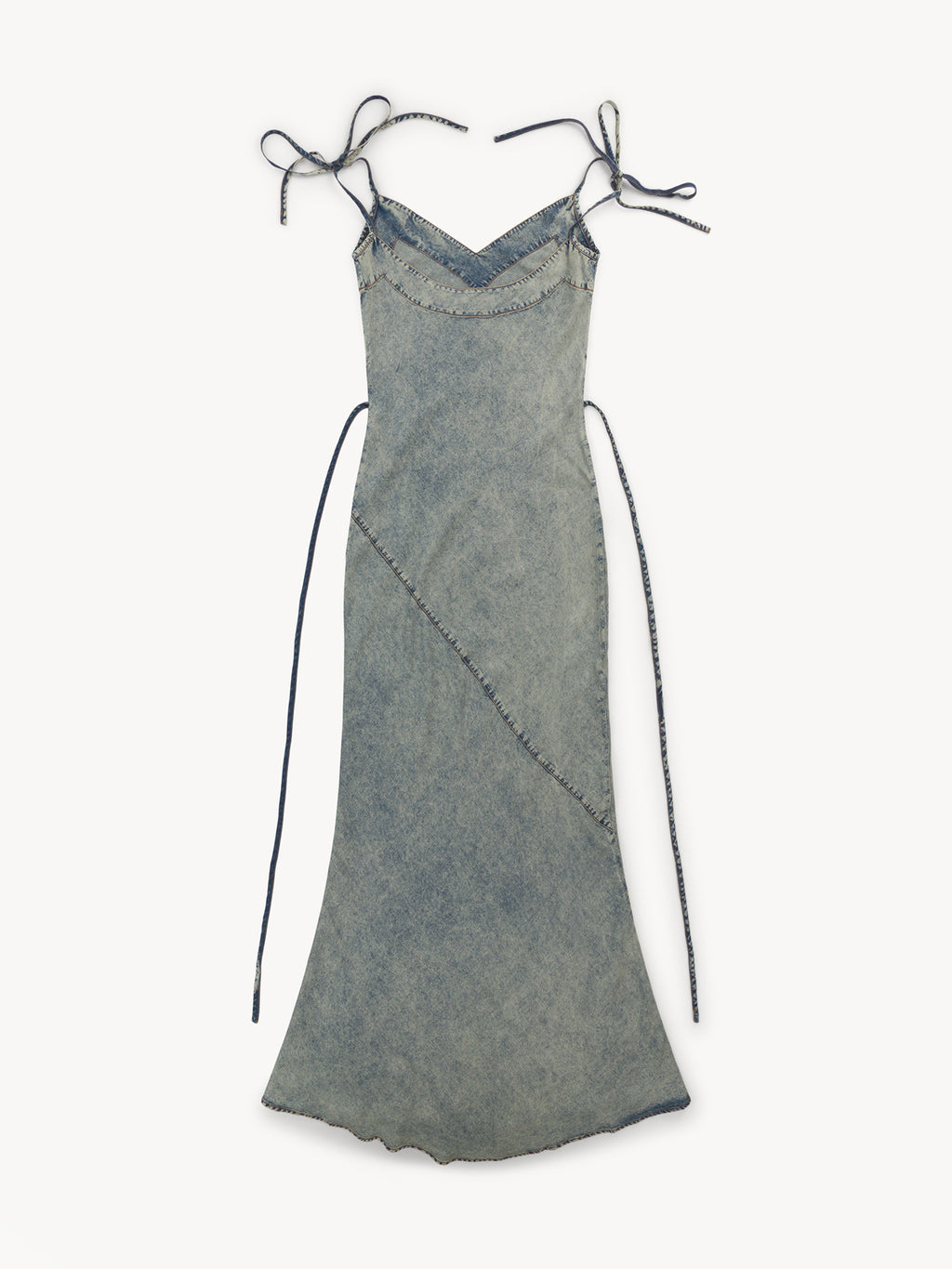 Issa Bias Dress Washed Blue
