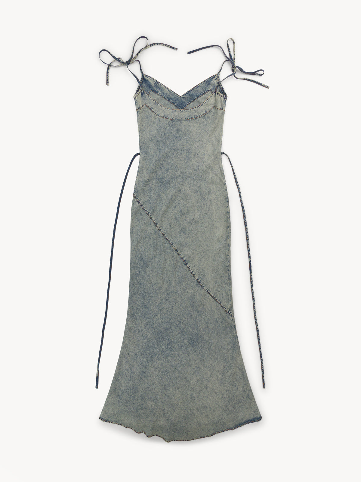 Issa Bias Dress Washed Blue