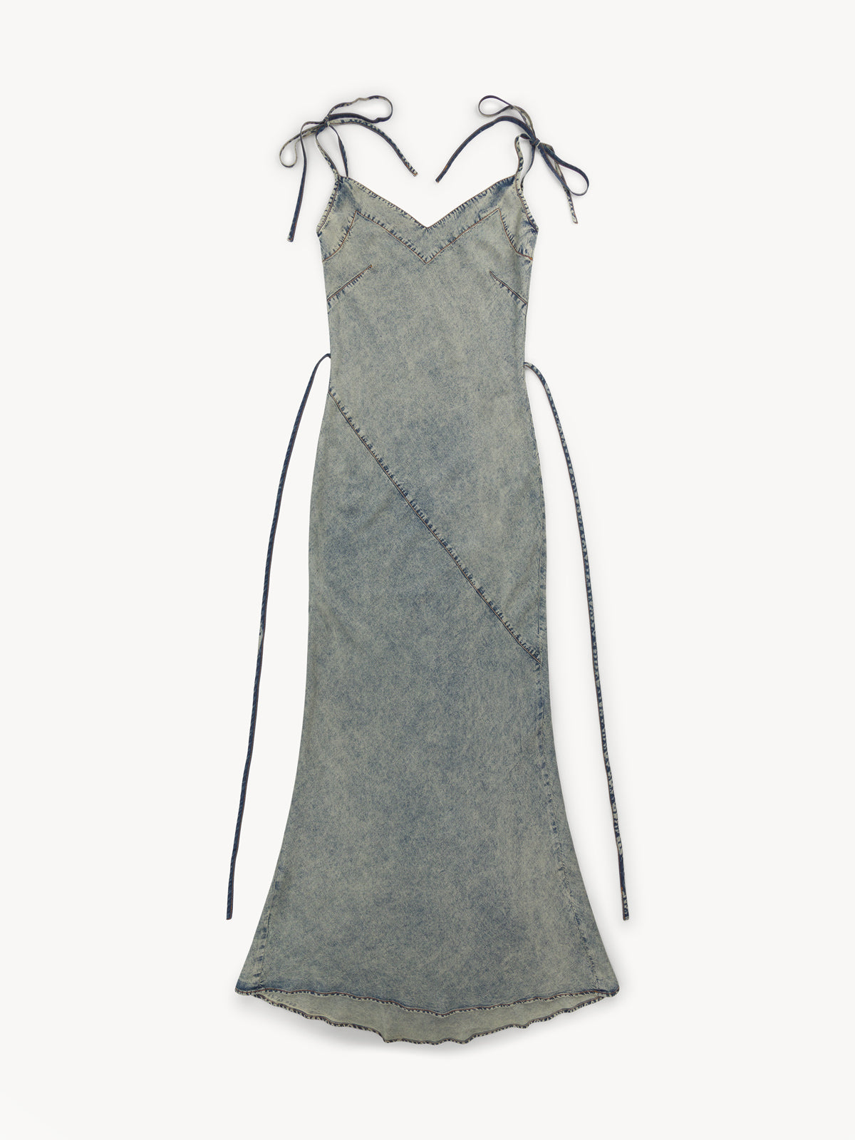 Issa Bias Dress Washed Blue