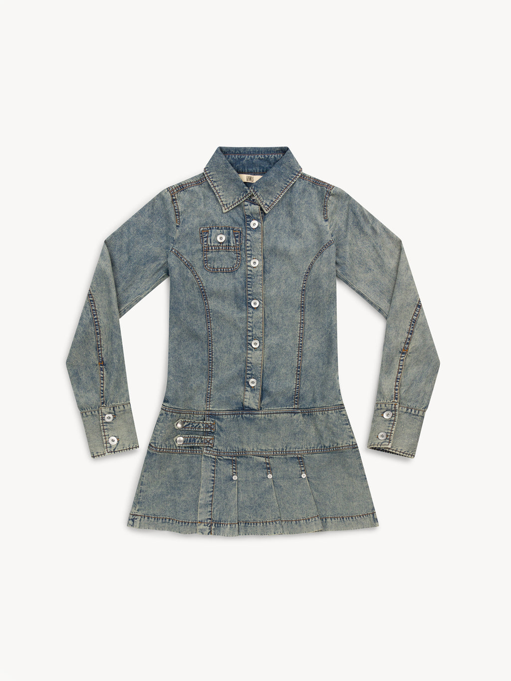 Issa Shirt Dress Washed Blue