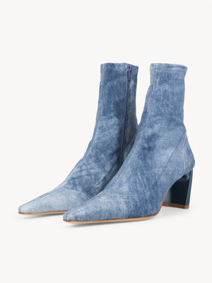 Serpent Sock Boots Washed Blue