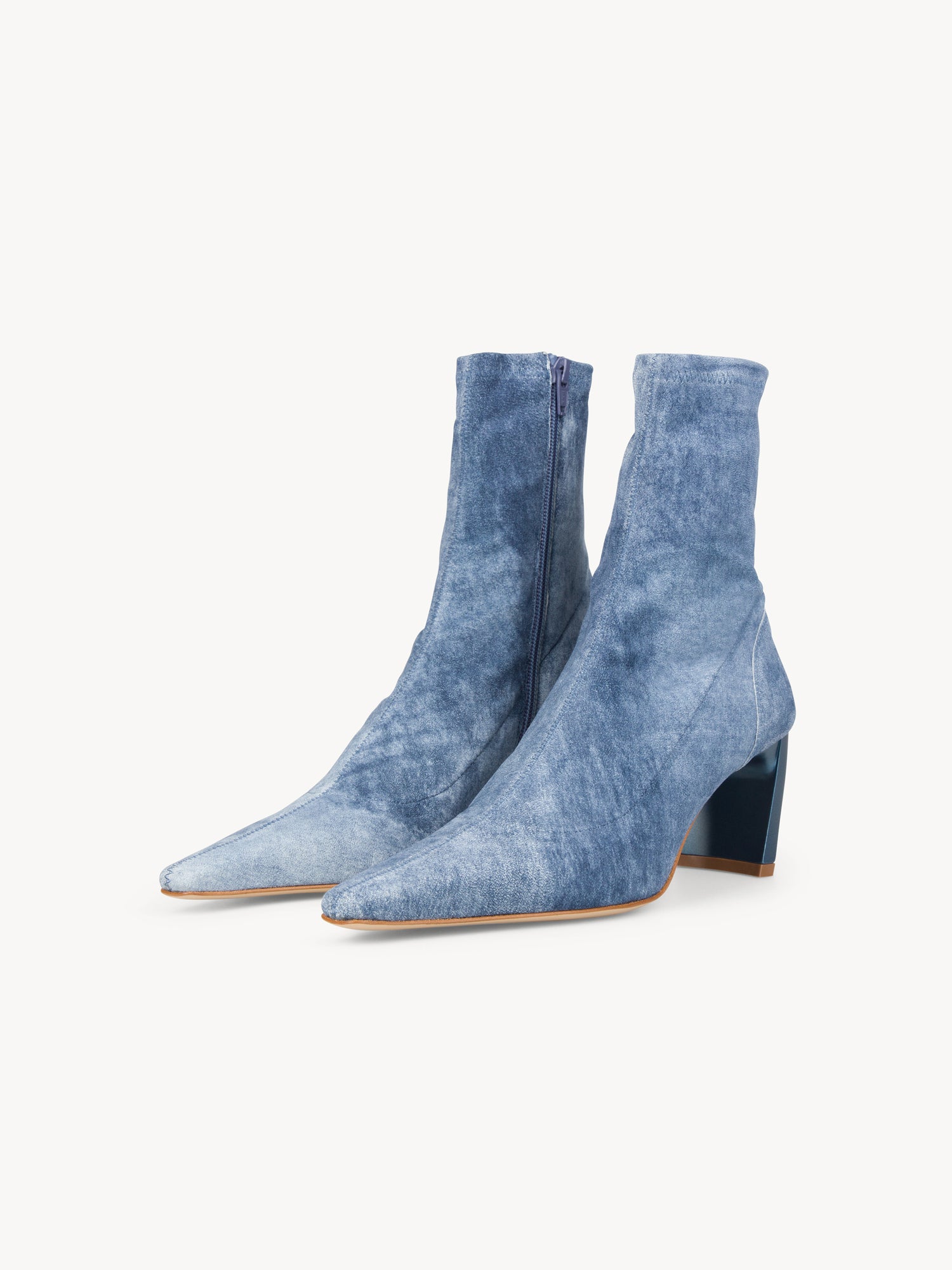 Serpent Sock Boots Washed Blue