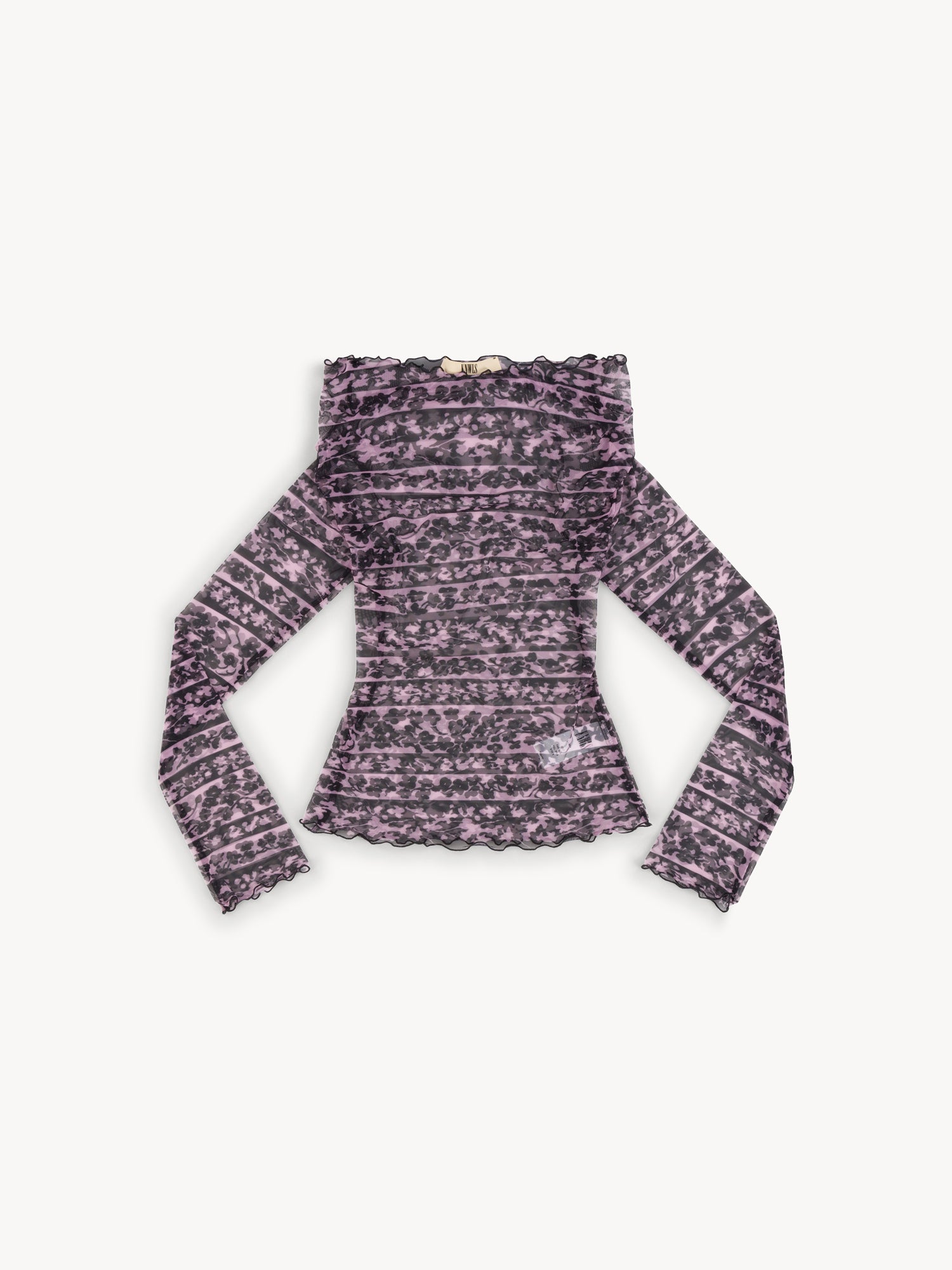 Clavicle Top Pink Blossom