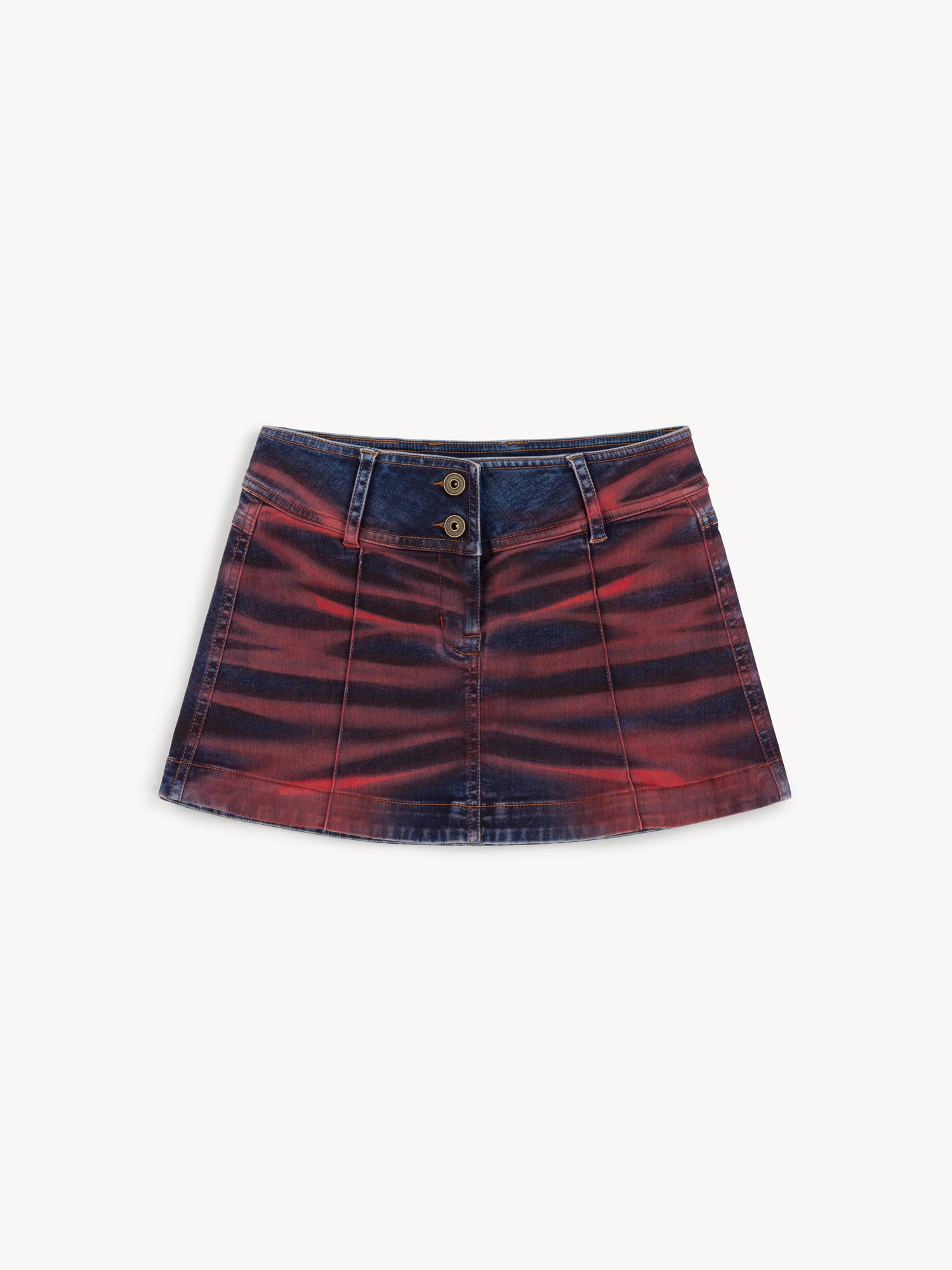 Harley Skirt Crease Red