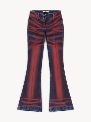 Harley Jeans Crease Red
