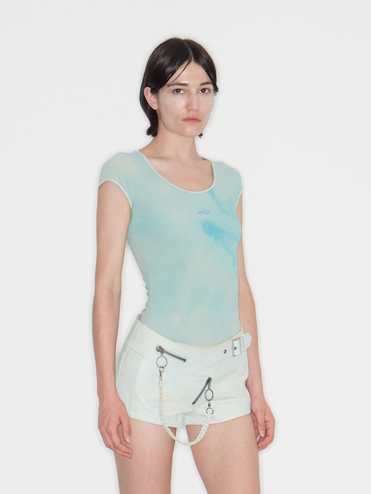 Nihil Shorts Moto Teal