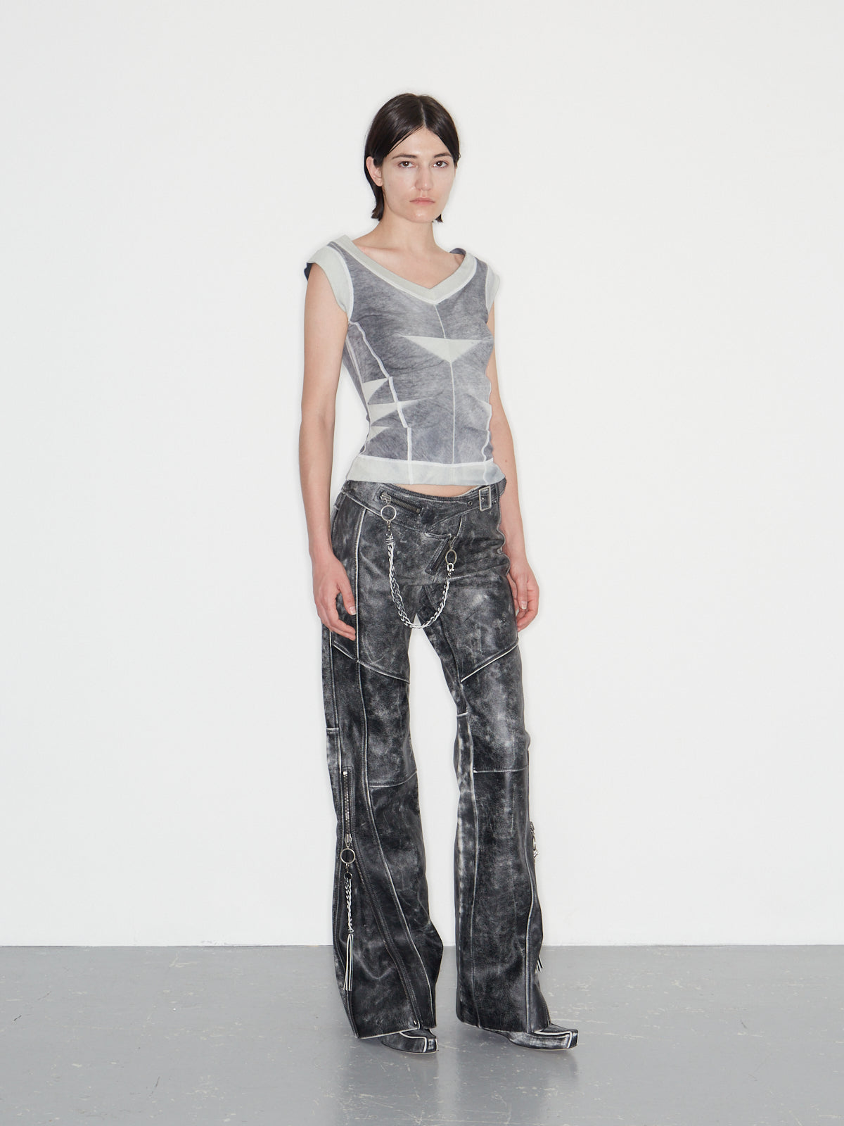 Raze Top Washed Grey