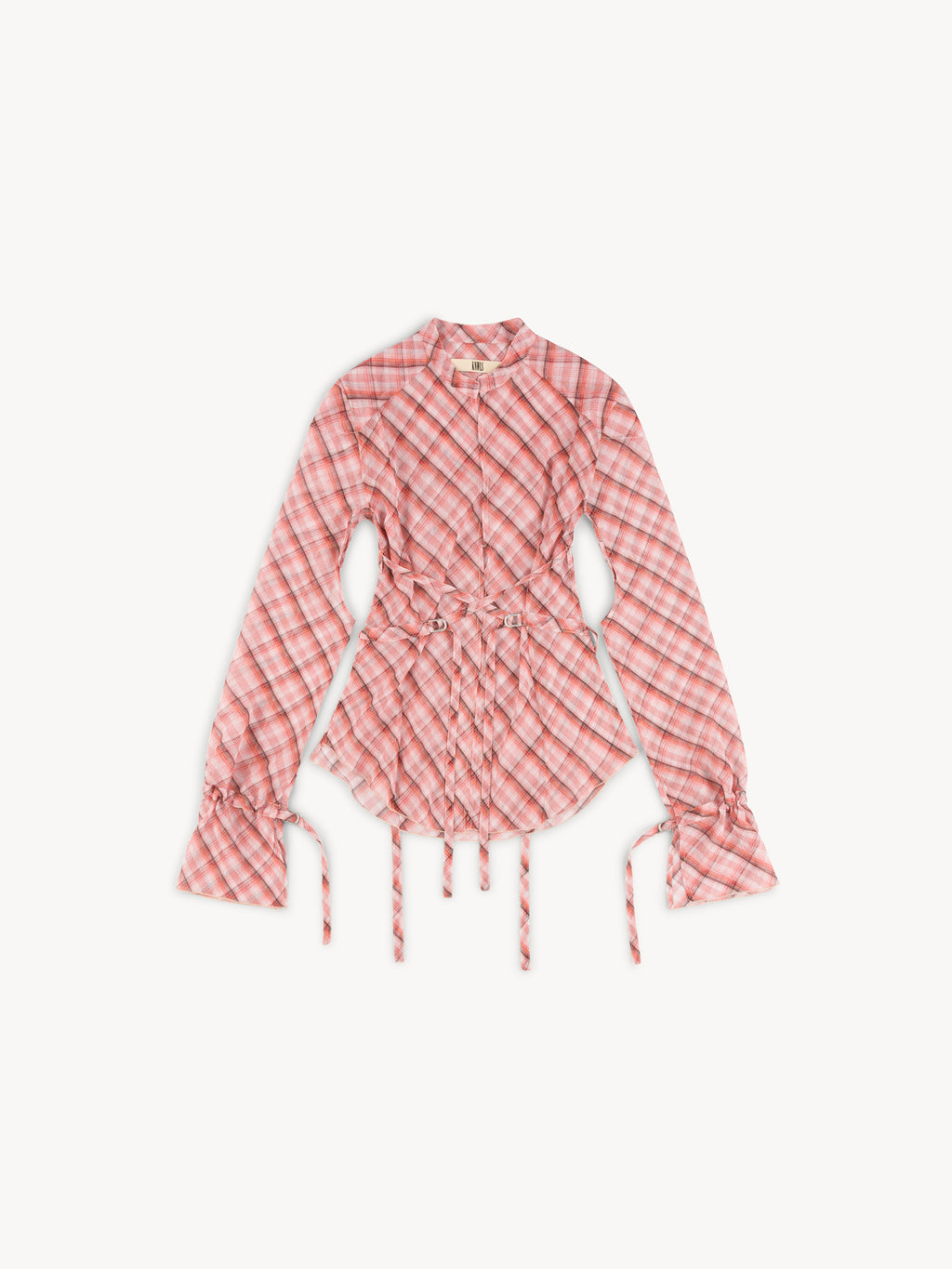 Thrall Shirt Moto Check Pink