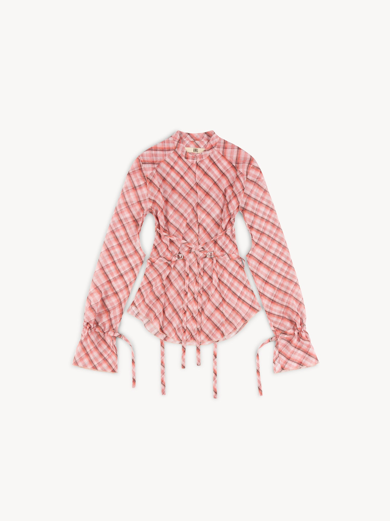 Thrall Shirt Moto Check Pink