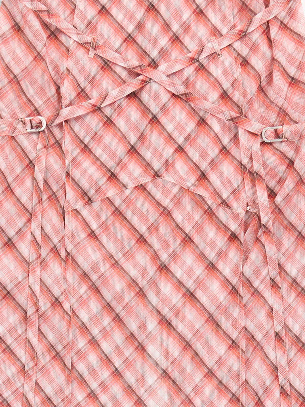 Thrall Skirt Moto Check Pink