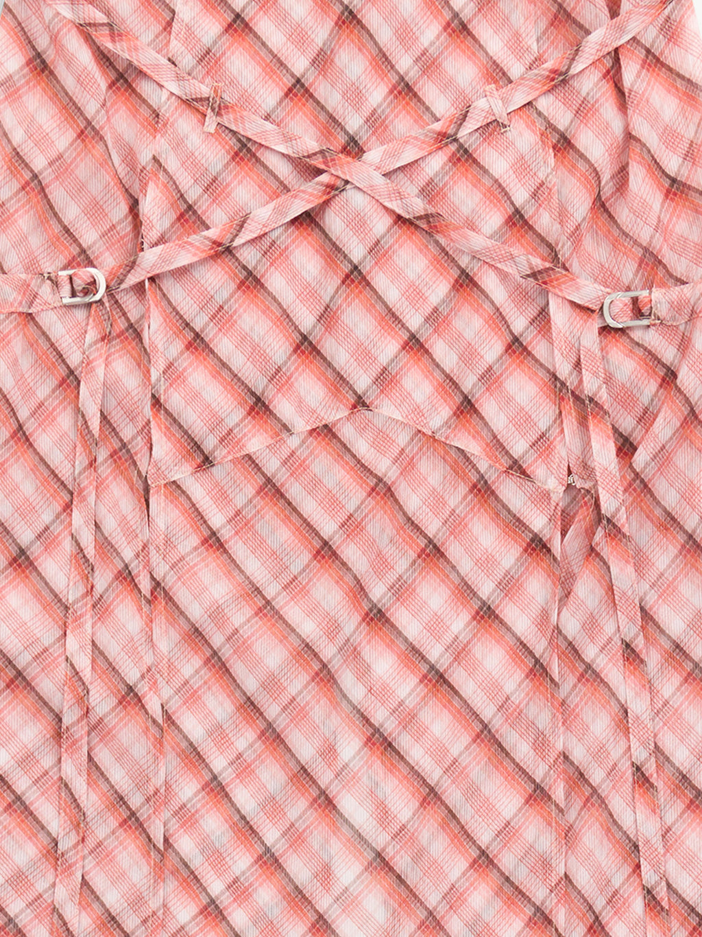 Thrall Skirt Moto Check Pink