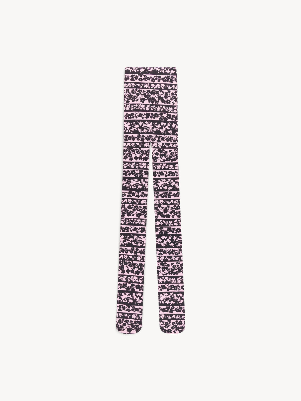Petrol Tights Pink Blossom