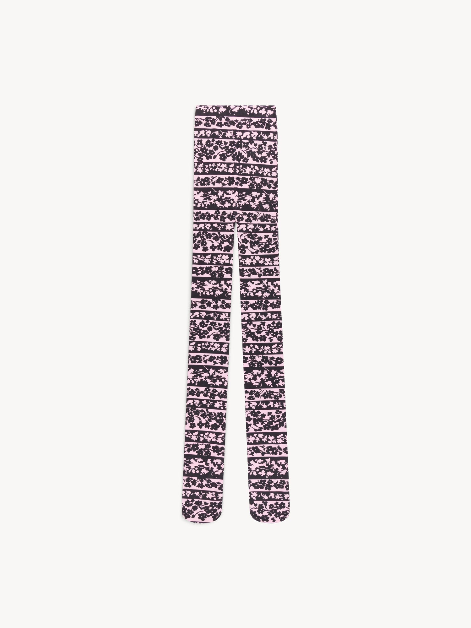 Petrol Tights Pink Blossom