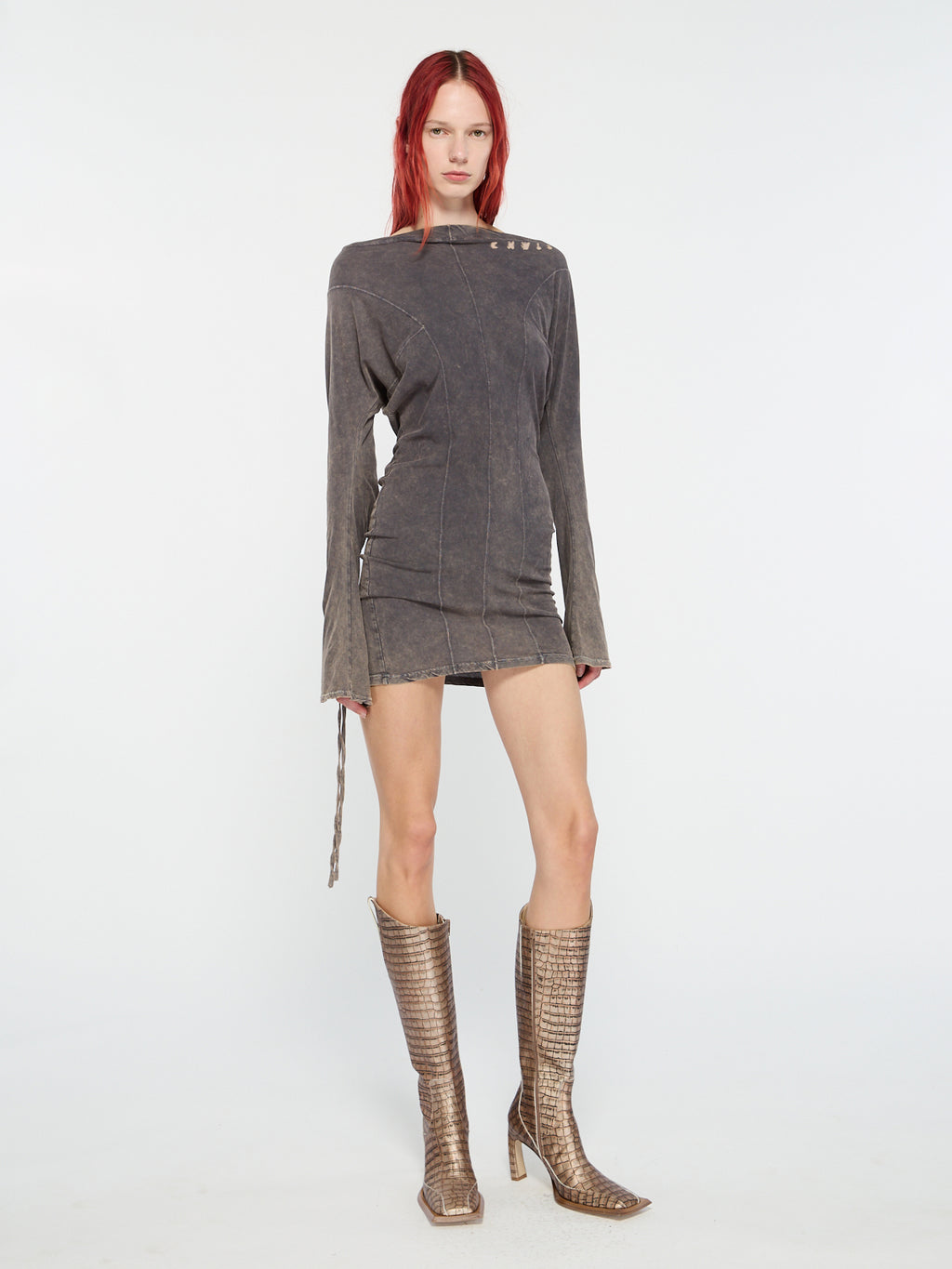 Ace Longsleeve Dress Ash