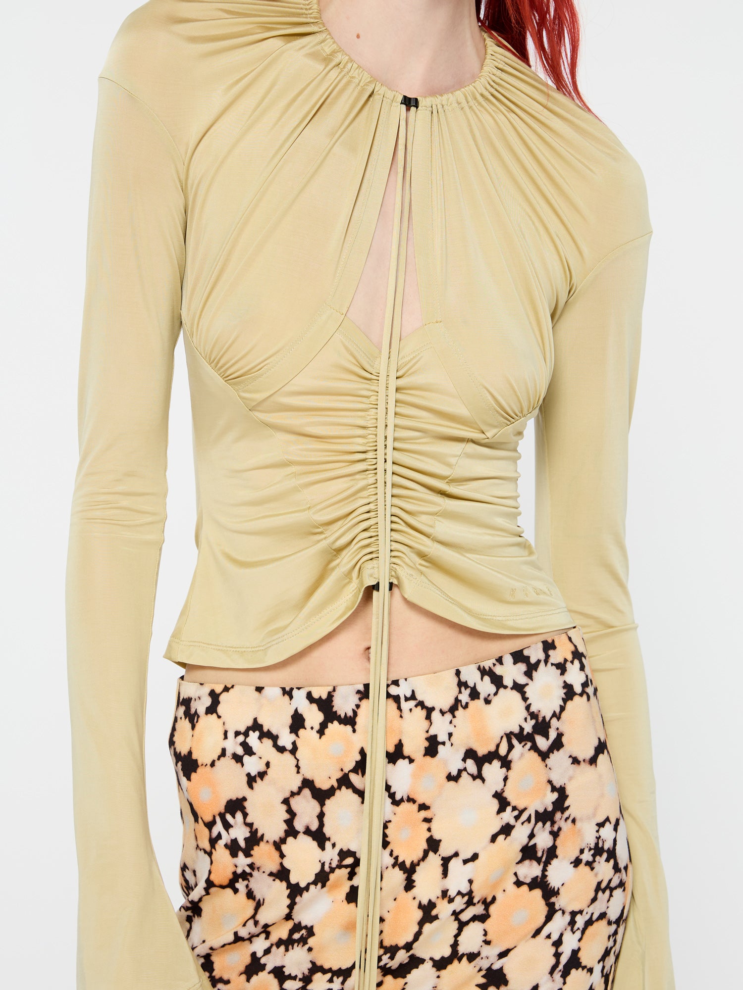 CU Blouse Pale Olive