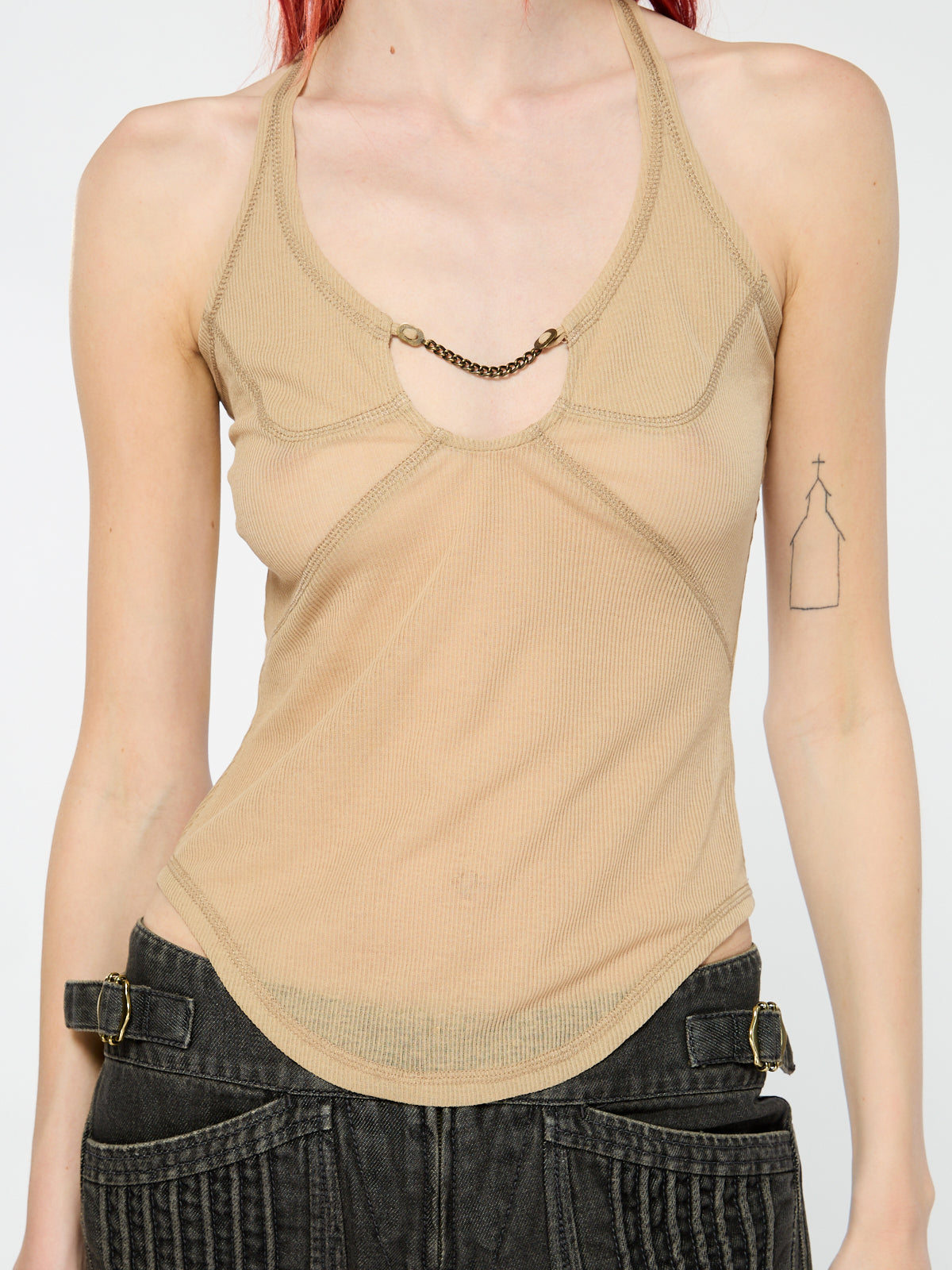 Chain Tank Almond