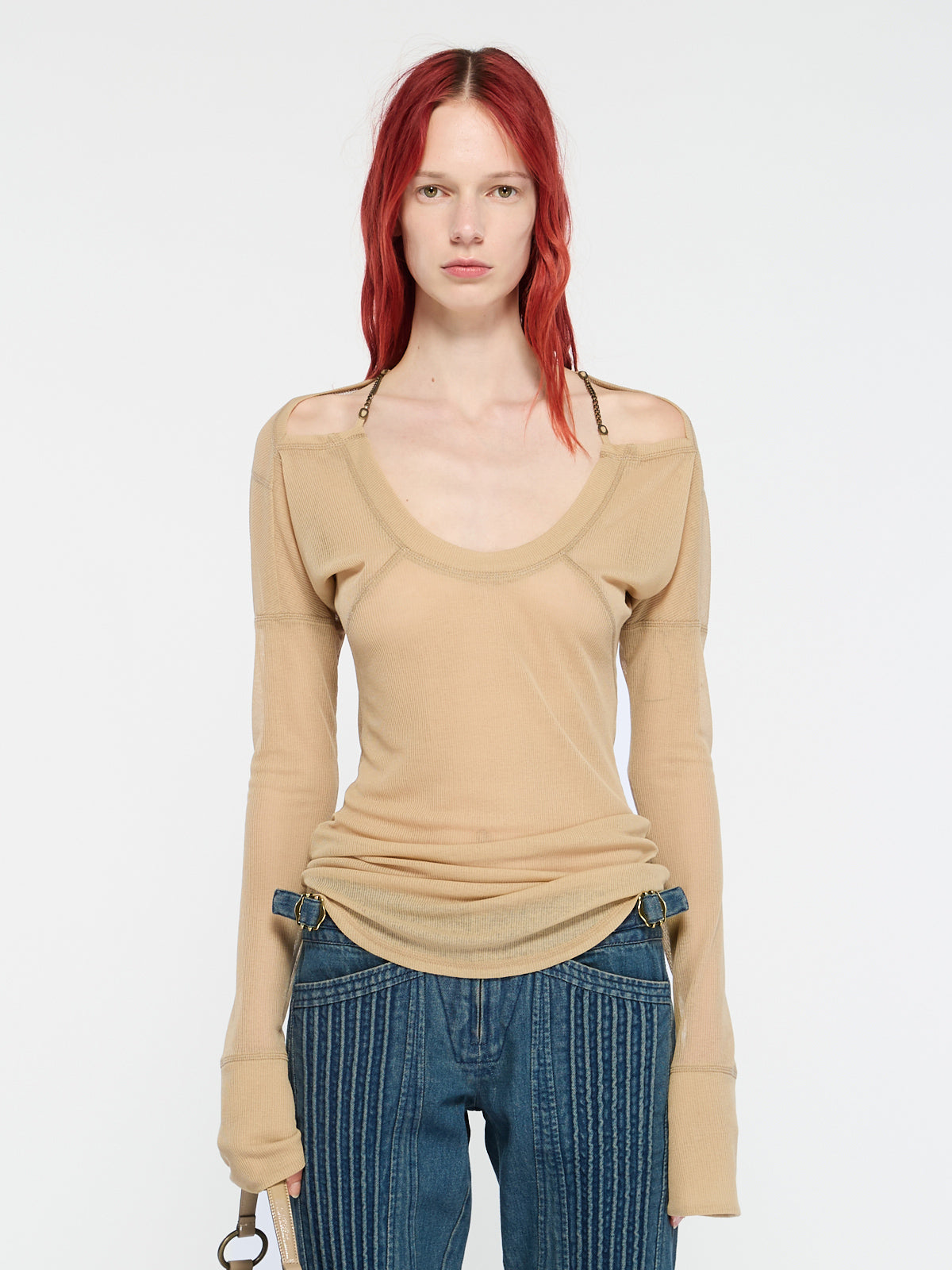 Chain Tunic Almond
