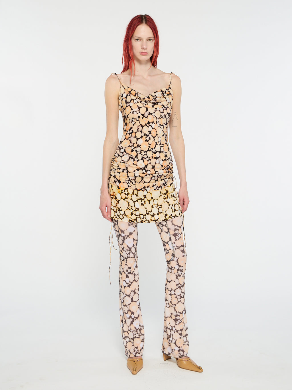 Coil Dress Hazy Floral