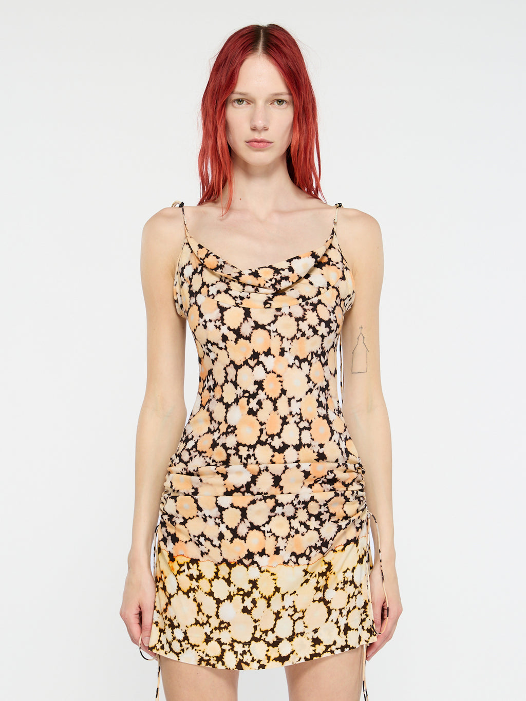 Coil Dress Hazy Floral