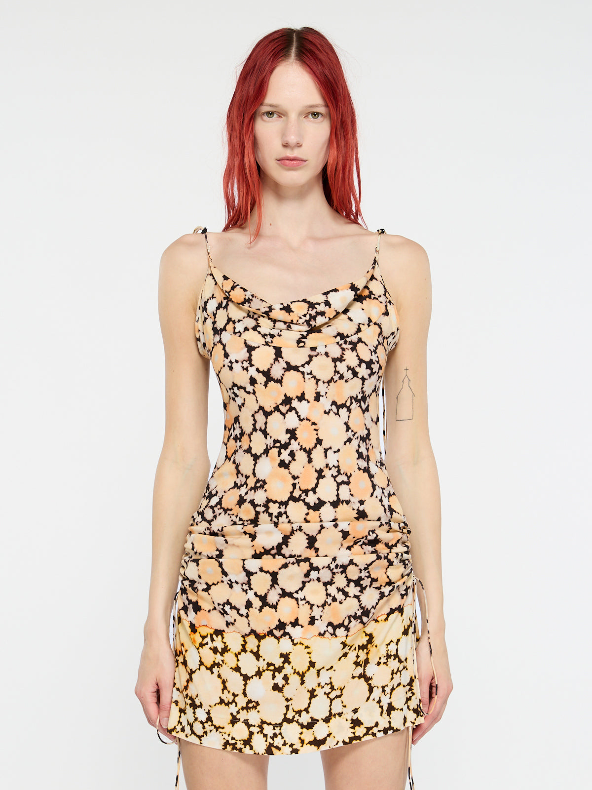 Coil Dress Hazy Floral