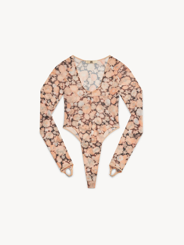 Haze Leotard Hazy Floral