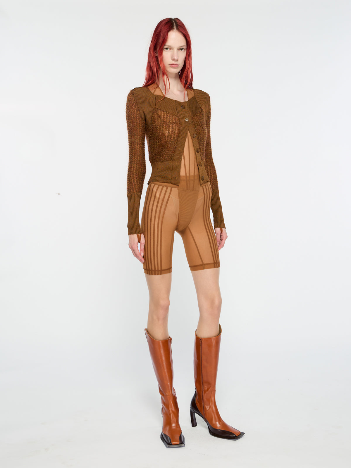 Lena Cardigan Rust