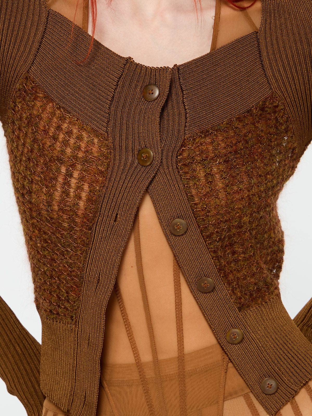 Lena Cardigan Rust