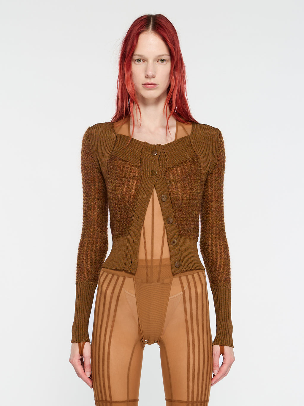 Lena Cardigan Rust