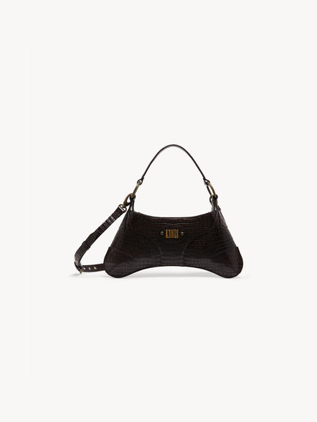 Razr Bag Espresso Croc – KNWLS