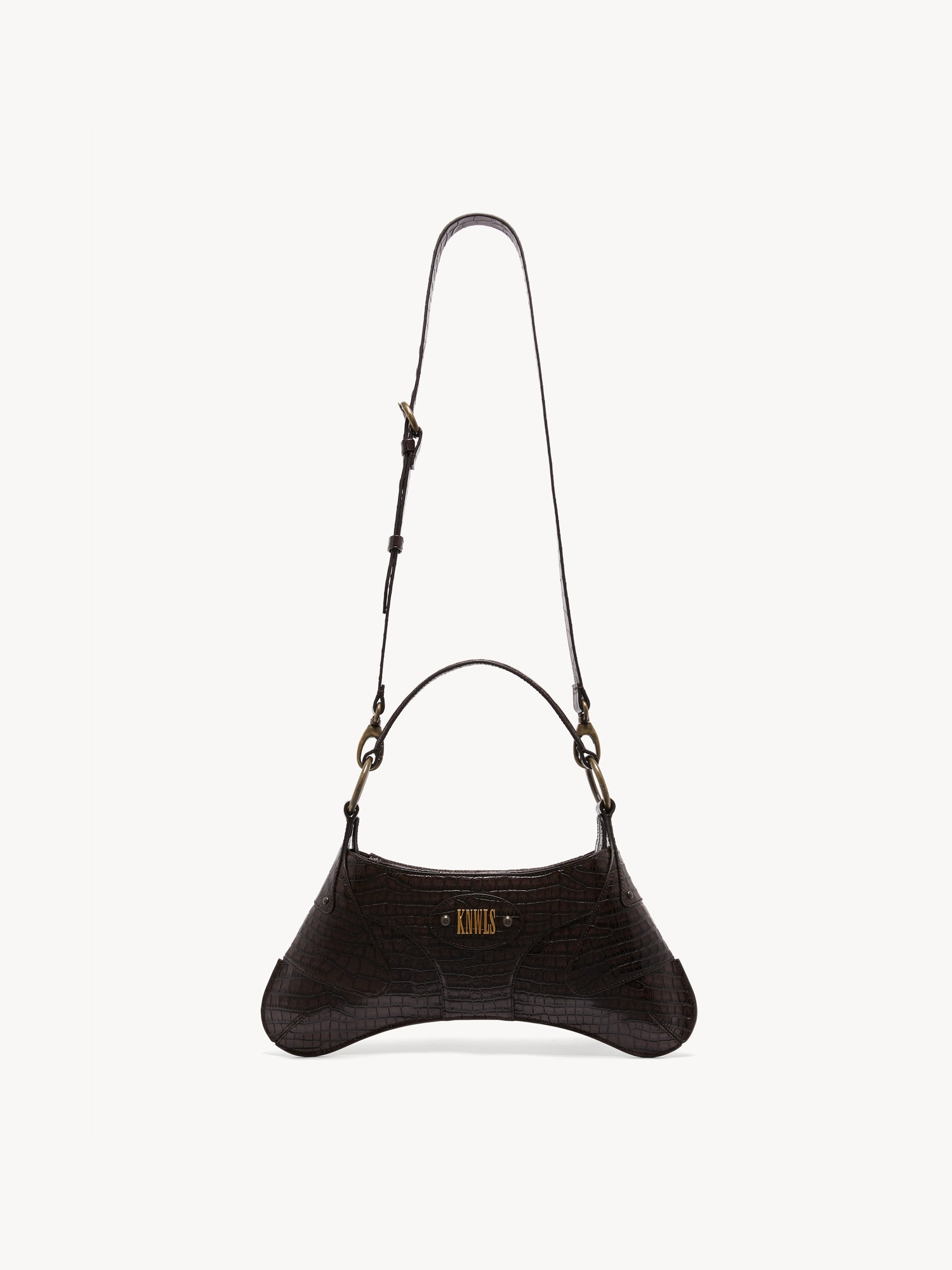 Razr Bag Espresso Croc