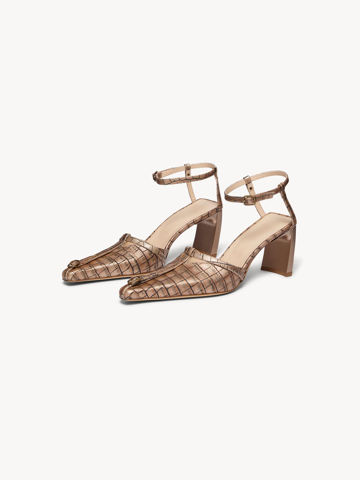 Serpent Mules Copper Croc