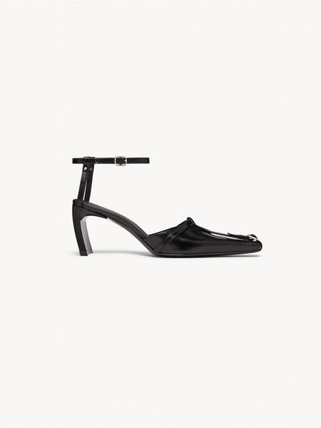 Serpent Buckle Mules Black – KNWLS