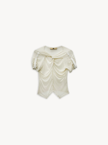 トップス litmus Her Praha Gathered puffy top Azalea Nap Top by Hill House Home | Rent the Runway