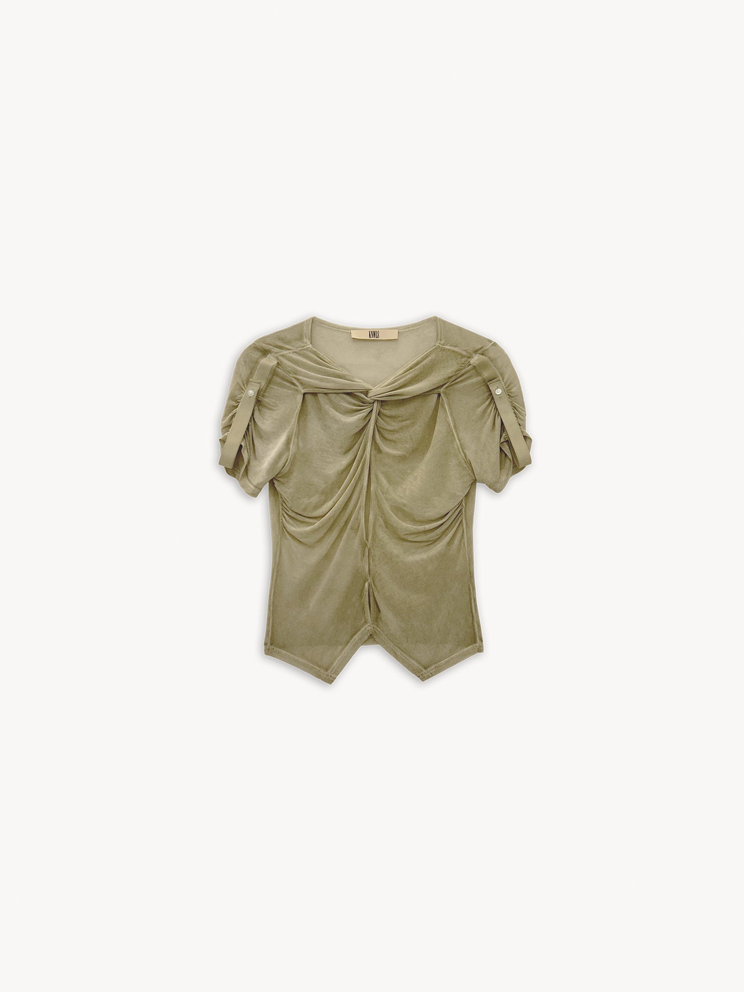 Twist Top Pale Olive