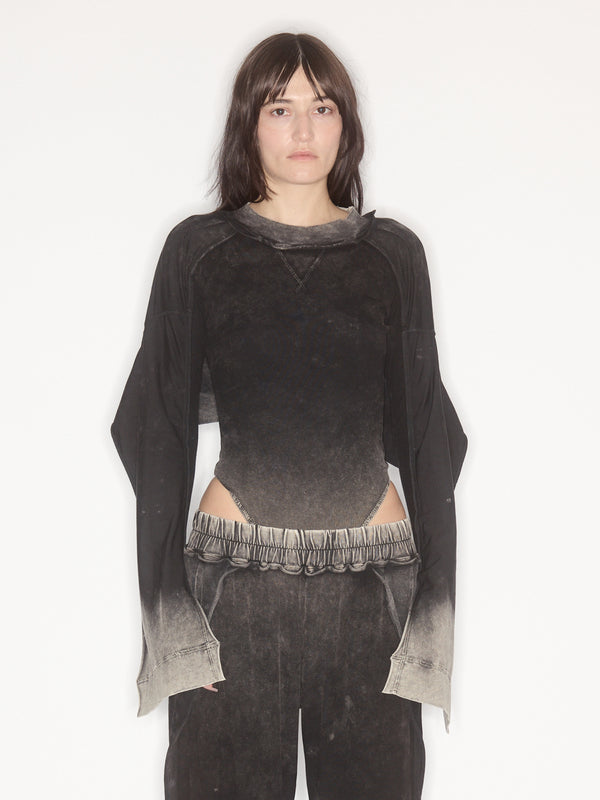 Bellona Leotard Washed Black