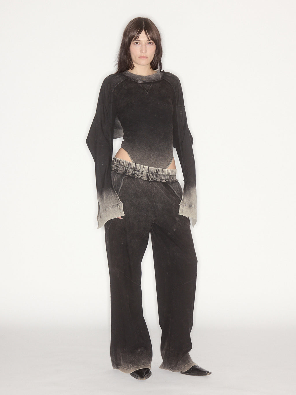 Bellona Leotard Washed Black