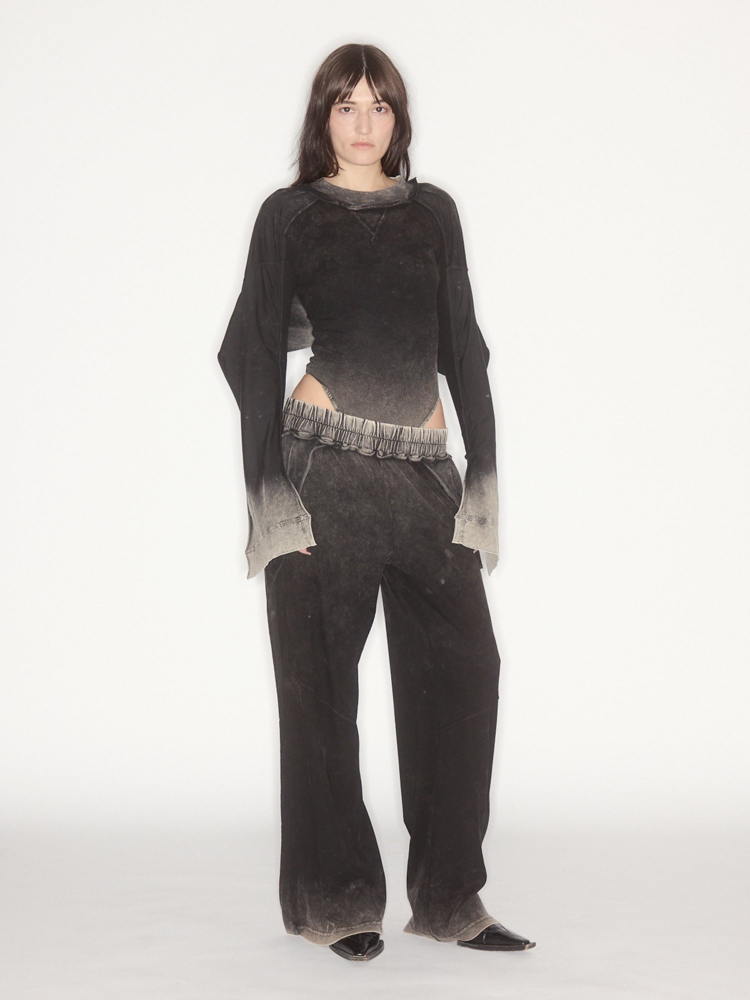 Bellona Leotard Washed Black