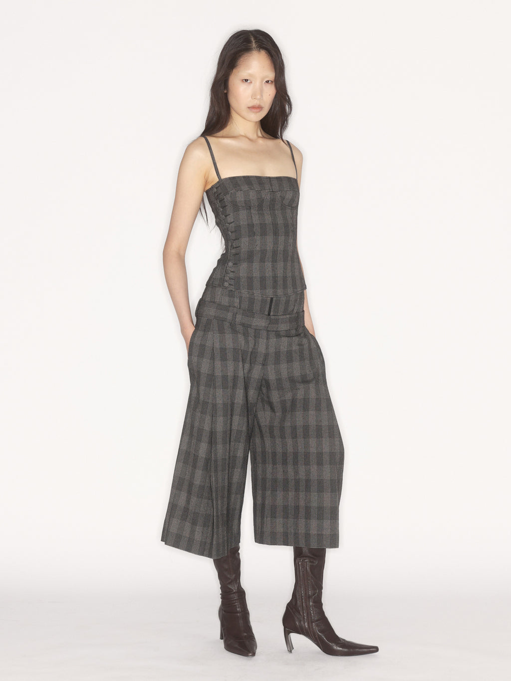 Jett Bustier Glen Check