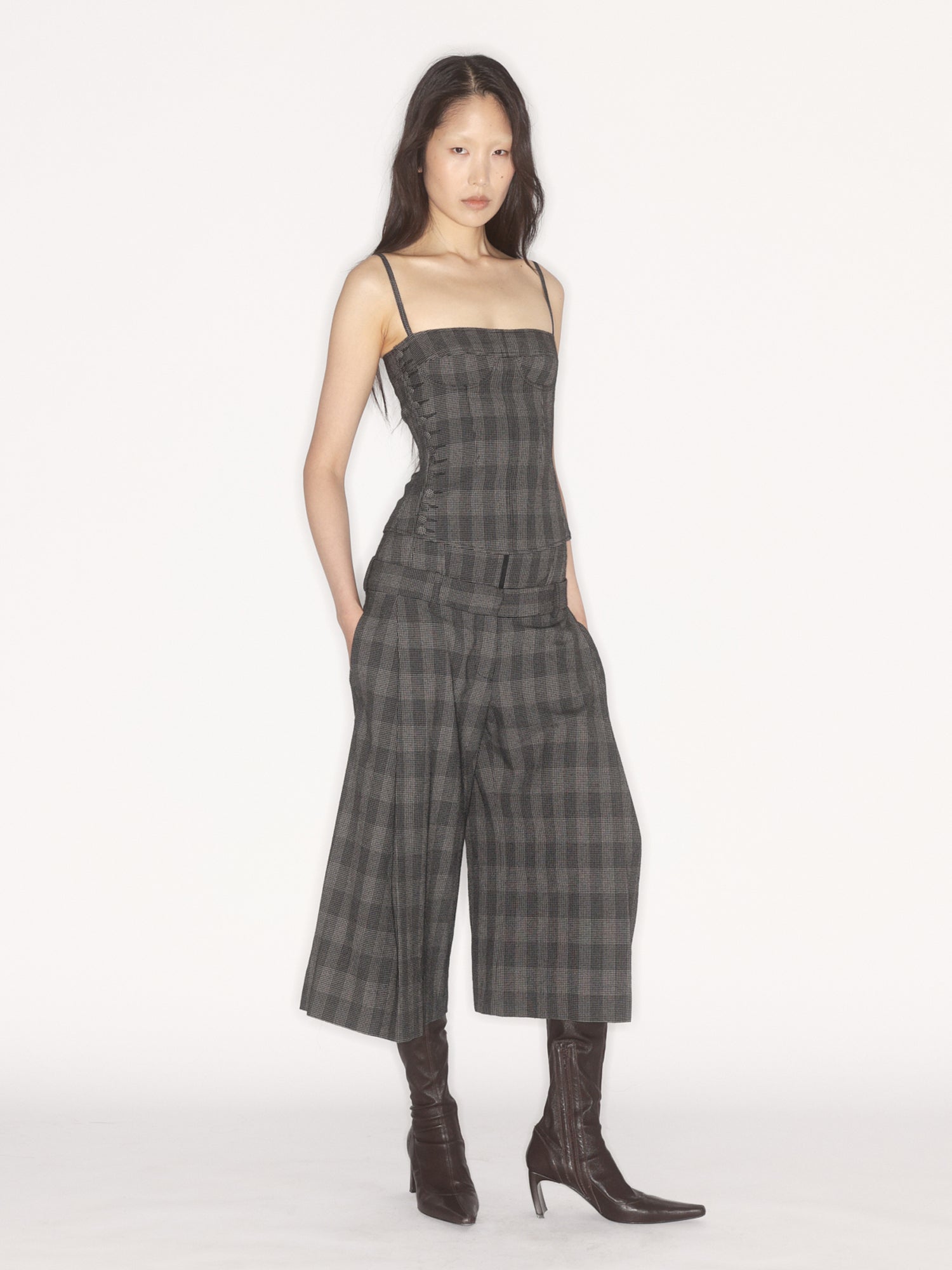Jett Bustier Glen Check
