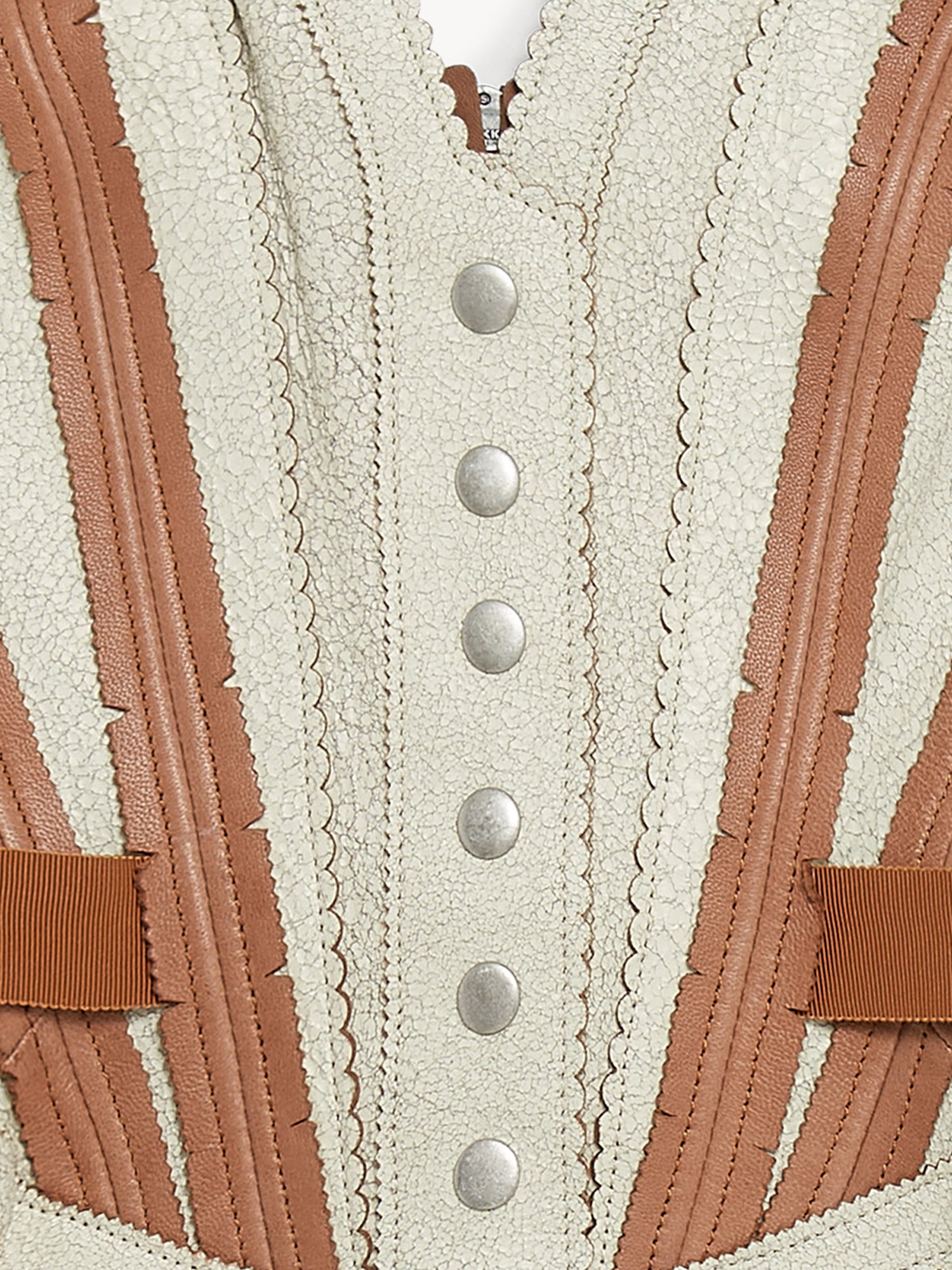 Scallop Corset Ivory