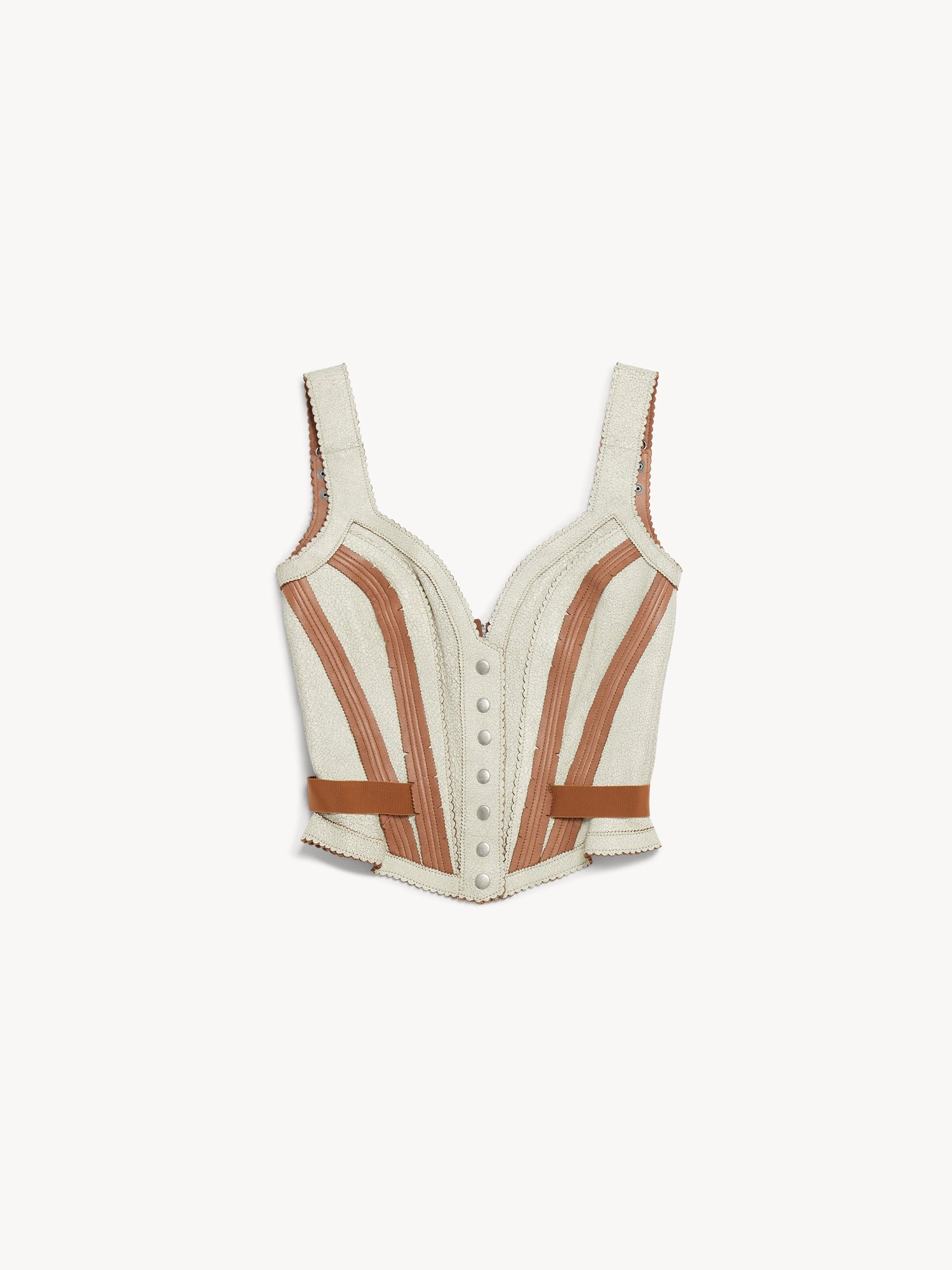 Scallop Corset Ivory