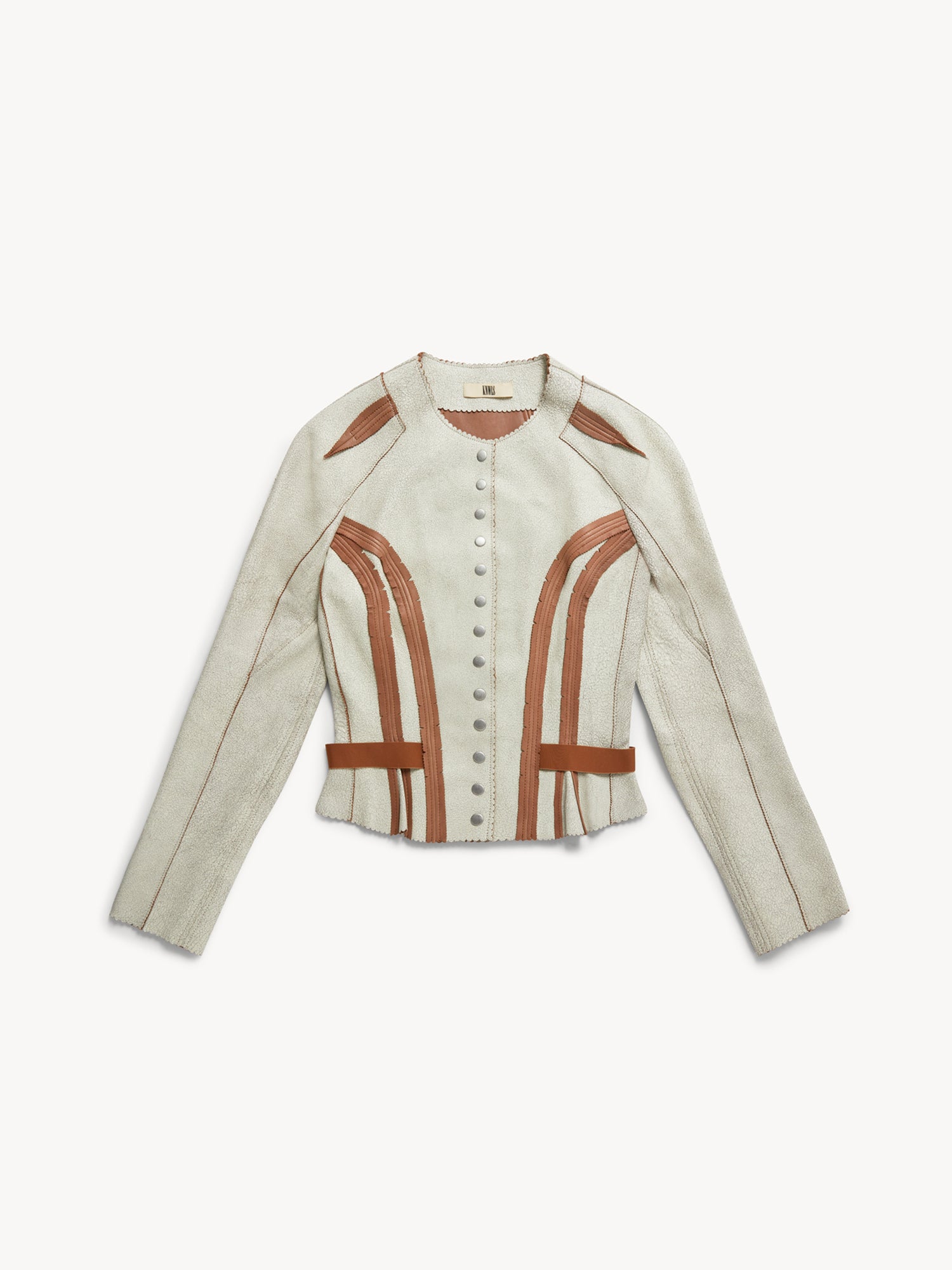 Scallop Jacket Ivory – KNWLS