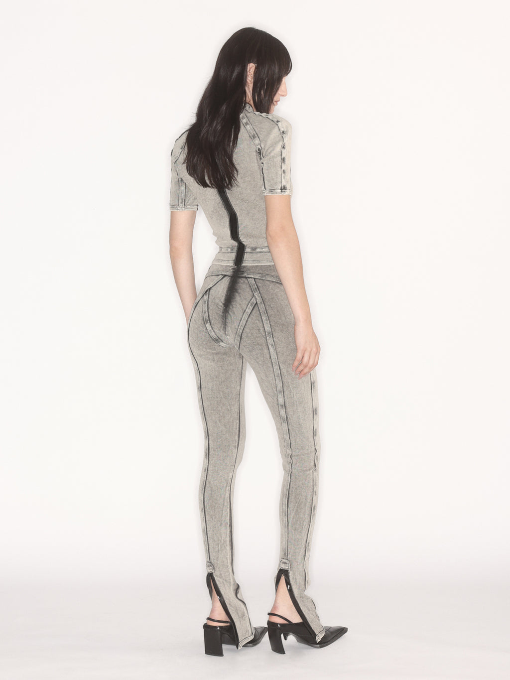 Scuba Trousers Washed Black