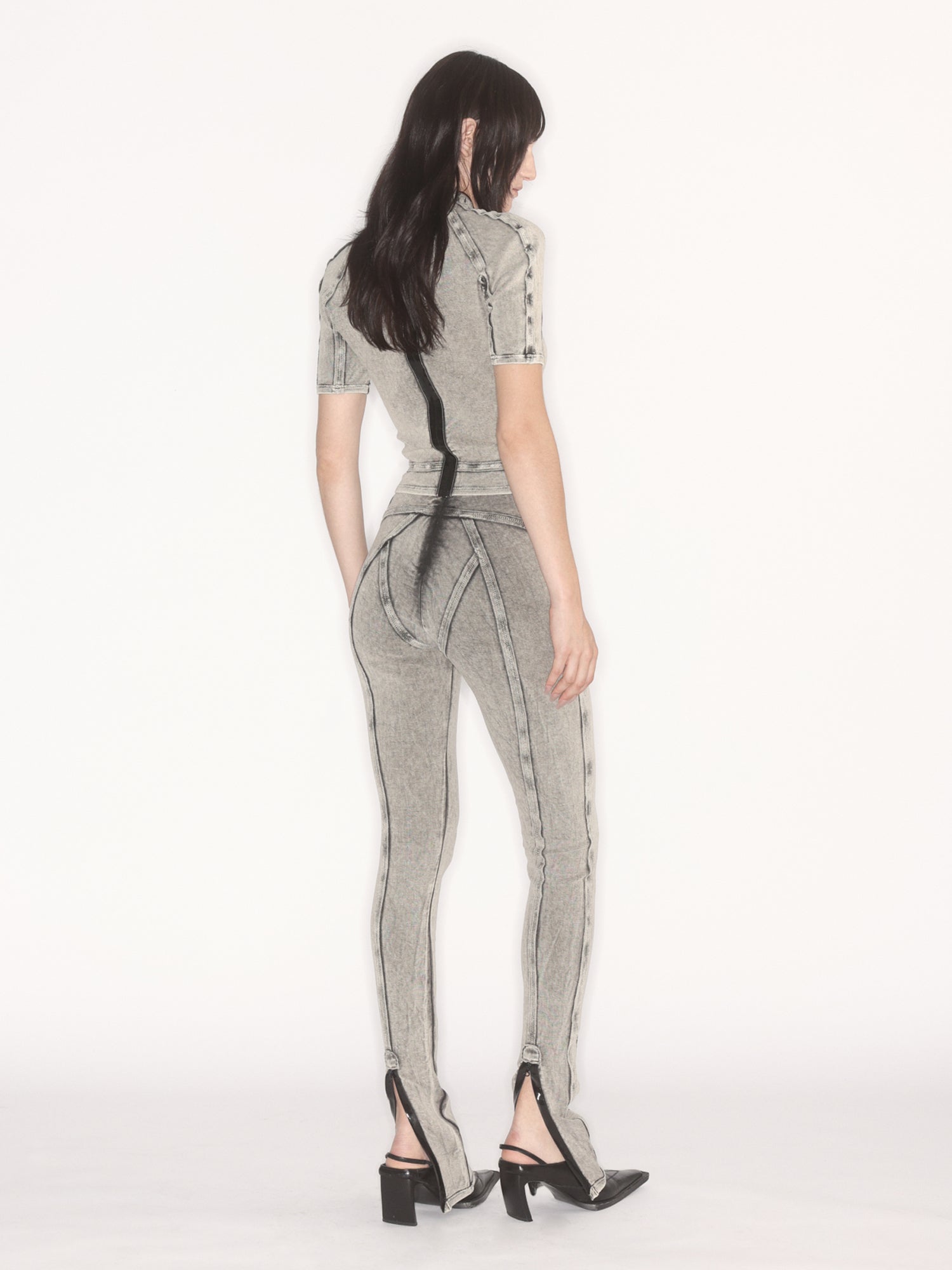 Scuba Trousers Washed Black