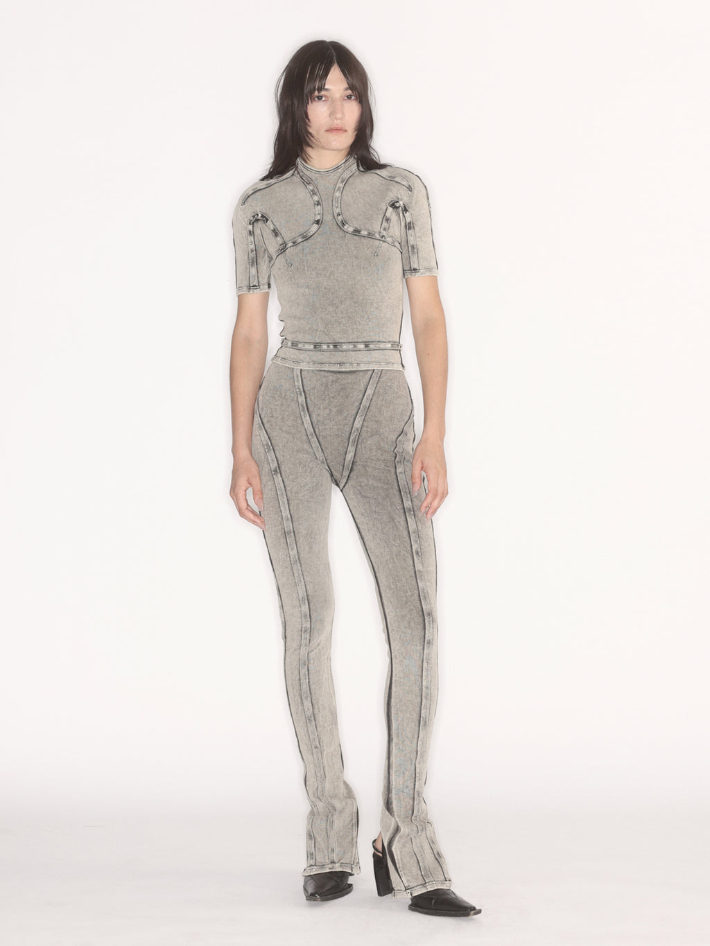 Scuba Trousers Washed Black